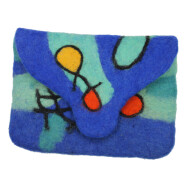 Filz e-Reader-H&uuml;lle blau/bunt