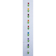 Papier T&uuml;rh&auml;nger bunte Tulpen