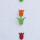 Papier T&uuml;rh&auml;nger bunte Tulpen
