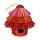 Vogelhaus Bananenfaser pink