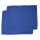 Platzdecken 2er-Set uni blau