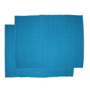 Platzdecken 2er-Set uni hellblau