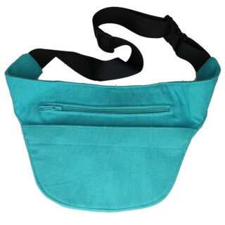 G&uuml;rteltasche flach t&uuml;rkis