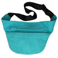 G&uuml;rteltasche flach t&uuml;rkis