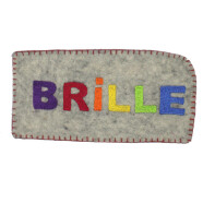 Filz Brillenetui Regenbogen
