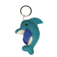Filz Schl&uuml;sselanh&auml;nger Delfin