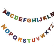 Papier Girlande ABC