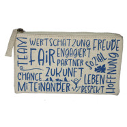 B&ouml;rse "Faire Worte" blau