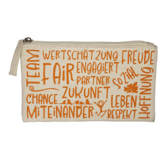 B&ouml;rse "Faire Worte" orange