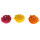Schwimmkerzen-Set Blumen gelb/orange/pink