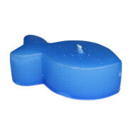 Schwimmkerze Fisch blau
