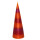 Kerze spitzer Kegel orange/rot/pink