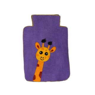 Filz W&auml;rmflaschenh&uuml;lle Giraffe 30*20