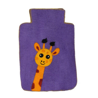 Filz W&auml;rmflaschenh&uuml;lle Giraffe 36*25