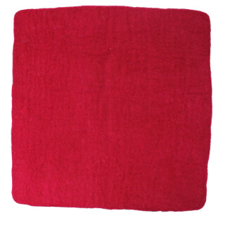 Filz Sitzmatte uni rot