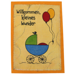 Batikkarte Kleines Wunder