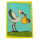 Batikkarte Storch