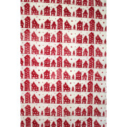 Geschenkpapier Rote H&auml;user
