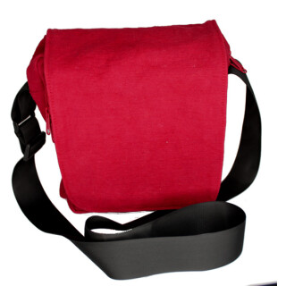 Outdoor-Tasche Heavy Cotton weinrot