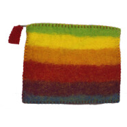 Filz B&ouml;rse Regenbogen