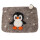 Filz B&ouml;rse Pinguin grau