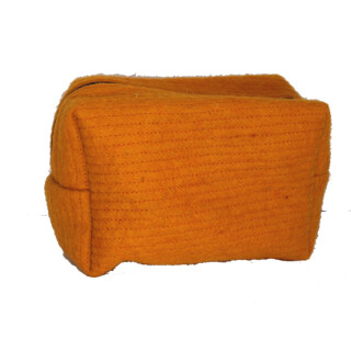 Filz Kosmetiktasche orange