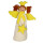 Filz lustige Engel-Prinzessin 20 cm
