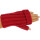 Handgestrickt: Stulpen rot