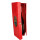 Faltschachtel mit Pfauenfeder rot 35*35*9cm