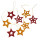 Papier 8er Set Sterne gelb/rot