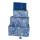 Papier Geschenkdosen 3er-Set blau