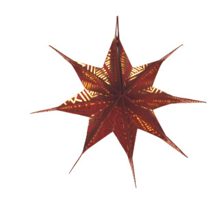Papier Faltstern 20cm rot