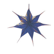 Papier Faltstern 20cm blau