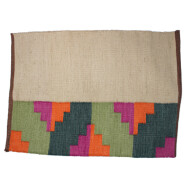 Jute Teppich Turm-Muster