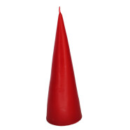 Kerze spitzer Kegel rot klein